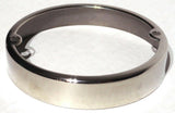 Light Bezel for Peterbilt Top of Cab Glass Lens 3” Stainless Steel UP#30304 Each