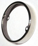 Light Bezel for Peterbilt Top of Cab Glass Lens 3” Stainless Steel UP#30304 Each