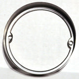 Light Bezel for Peterbilt Top of Cab Glass Lens 3” Stainless Steel UP#30304 Each