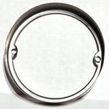 Light Bezel for Peterbilt Top of Cab Glass Lens 3” Stainless Steel UP#30304 Each