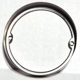 Light Bezel for Peterbilt Top of Cab Glass Lens 3” Stainless Steel UP#30304 Each