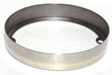 Light Bezel for Peterbilt Top of Cab Glass Lens 3” Stainless Steel UP#30304 Each