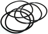 Glass Lens Conversion Marker Light Gasket Rubber O-Ring Black UP30305B-1  (5-pcs