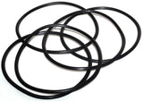Glass Lens Conversion Marker Light Gasket Rubber O-Ring Black UP30305B-1  (5-pcs