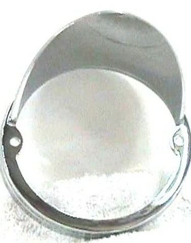 Chrome Cab Light Bezel for Peterbilt 3-1/2"  Watermelon Beehive Visor UP30518