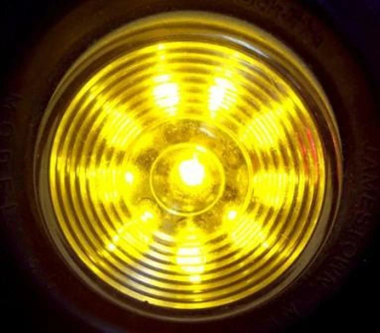 Truck-Lite LED Clearance/Marker 2" light Clear Lens/10 Amber LEDs 3051A Each