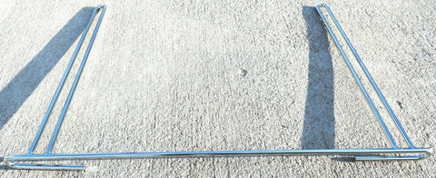 Anti Sail Bracket Rear Mud Flap Holder 24" Wide x 18" Long Chrome GG#30520 Each