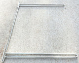 Anti Sail Bracket Rear Mud Flap Holder 24" Wide x 18" Long Chrome GG#30520 Each