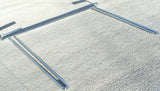 Anti Sail Bracket Rear Mud Flap Holder 24" Wide x 18" Long Chrome GG#30520 Each