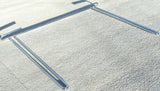 Anti Sail Bracket Rear Mud Flap Holder 24" Wide x 18" Long Chrome GG#30520 Each