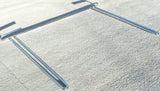 Anti Sail Bracket Rear Mud Flap Holder 24" Wide x 18" Long Chrome GG#30520 Each