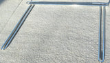 Anti Sail Bracket Rear Mud Flap Holder 24" Wide x 18" Long Chrome GG#30520 Each