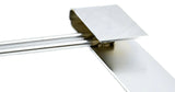 Rear Mud Flap Holder Anti Sail 24" X 21" Chrome  2" Bottom Plate GG#30524 Each