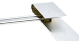 Rear Mud Flap Holder Anti Sail 24" X 21" Chrome  2" Bottom Plate GG#30524 Each
