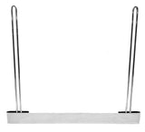 Rear Mud Flap Holder Anti Sail 24" X 21" Chrome  2" Bottom Plate GG#30524 Each