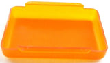 Dome Light Lens Rectangular for 379 Peterbilt Kenworth FL Amber UP#30822 Each