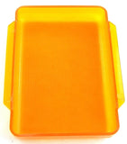 Dome Light Lens Rectangular for 379 Peterbilt Kenworth FL Amber UP#30822 Each