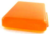 Dome Light Lens Rectangular for 379 Peterbilt Kenworth FL Amber UP#30822 Each
