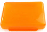 Dome Light Lens Rectangular for 379 Peterbilt Kenworth FL Amber UP#30822 Each