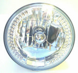 United Pacific 7" Chrystal Headlights-34 Amber LEDs for H6024 H6017 #31378 Pair