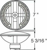 United Pacific 7" Chrystal Headlights-34 Amber LEDs for H6024 H6017 #31378 Pair