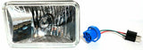 Headlight High Beam Crystal Halogen 6" X 4" Replaces H4651 H4656 #31390 Each