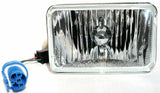 Headlight High Beam Crystal Halogen 6" X 4" Replaces H4651 H4656 #31390 Each
