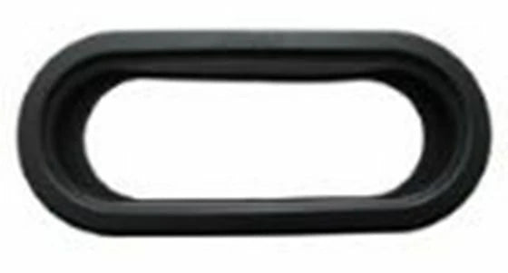 Light Grommet Oval for 6-1/2" X 2.25" Light Black Rubber Open Back UP#31506 Each