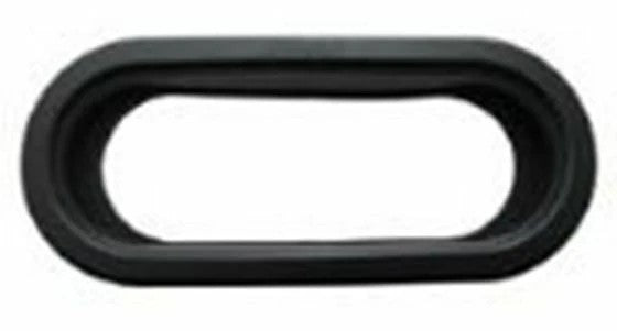 Light Grommet Oval for 6-1/2" X 2.25" Light Black Rubber Open Back UP#31506 Each