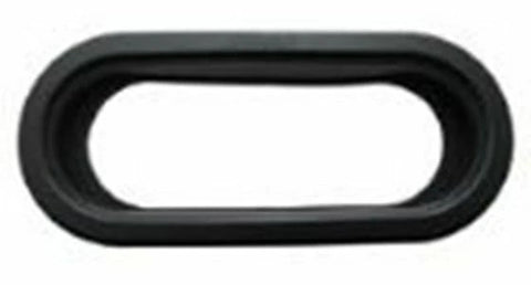 Light Grommet Oval for 6-1/2" X 2.25" Light Black Rubber Open Back UP#31506 Each