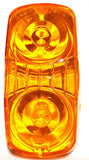 Fits Kenworth Amber Lens 4x2 Marker Light Tiger Eye Double Bubble UP32019-Pair