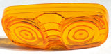Fits Kenworth Amber Lens 4x2 Marker Light Tiger Eye Double Bubble UP32019-Pair
