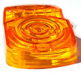 Fits Kenworth Amber Lens 4x2 Marker Light Tiger Eye Double Bubble UP32019-Pair