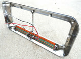 Headlight Bezel for Rectangular Dual Headlight Amber Lens/19 LEDs Bar UP#32358