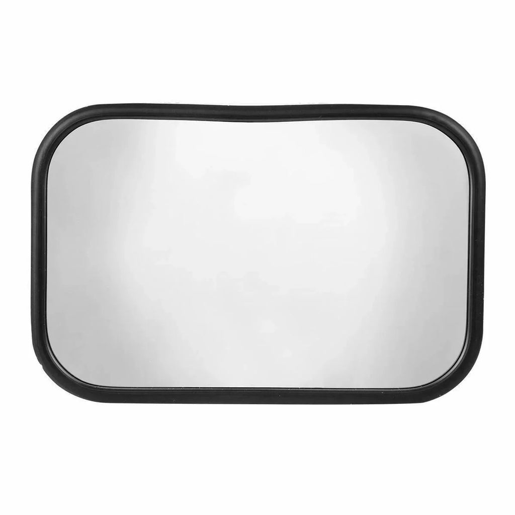 GG Rectangular Convex Face Mirror Center Mount Without Bracket Chrome #33087