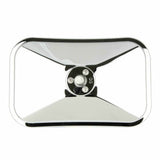 GG Rectangular Convex Face Mirror Center Mount Without Bracket Chrome #33087