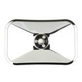 Rectangular Convex Face Mirror Center Mount Without Bracket Stainless GG#33088