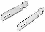GG Mirror Bracket Straight Clamp Set Chrome Metal 6 1/2" Long #33161BP Each