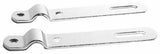 GG Mirror Bracket Straight Clamp Set Chrome Metal 6 1/2" Long #33161BP Each