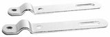 GG Mirror Bracket Straight Clamp Set Chrome Metal 6 1/2" Long #33161BP Each