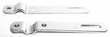 GG Mirror Bracket Straight Clamp Set Chrome Metal 6 1/2" Long #33161BP Each