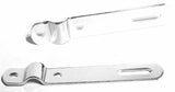 GG Mirror Bracket Straight Clamp Set Chrome Metal 6 1/2" Long #33161BP Each