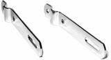 GG Mirror Bracket Straight Clamp Set Chrome Metal 6 1/2" Long #33161BP Each