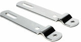 GG Mirror Bracket Straight Clamp Set Chrome Metal 6 1/2" Long #33161BP Each