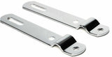GG Mirror Bracket Straight Clamp Set Chrome Metal 6 1/2" Long #33161BP Each