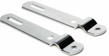 GG Mirror Bracket Straight Clamp Set Chrome Metal 6 1/2" Long #33161BP Each