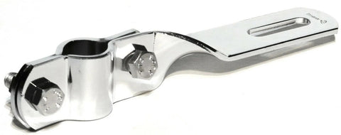Mirror Mount Bracket-Twisted Chrome Plated 5/8 & 3/4", 6.5" Long GG#33163BP Each