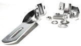 Mirror Mount Bracket-Twisted Chrome Plated 5/8 & 3/4", 6.5" Long GG#33163BP Each