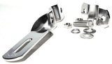 Mirror Mount Bracket-Twisted Chrome Plated 5/8 & 3/4", 6.5" Long GG#33163BP Each
