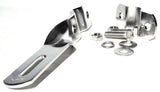 Mirror Mount Bracket-Twisted Chrome Plated 5/8 & 3/4", 6.5" Long GG#33163BP Each